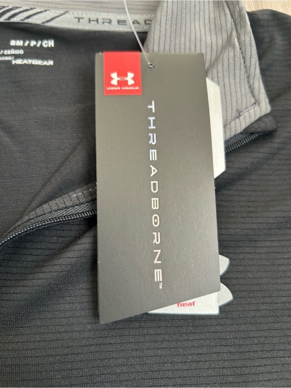 🌸 Under Armour Black Men's 1/4 Zip Performance Jacket - Picture 6 of 11
